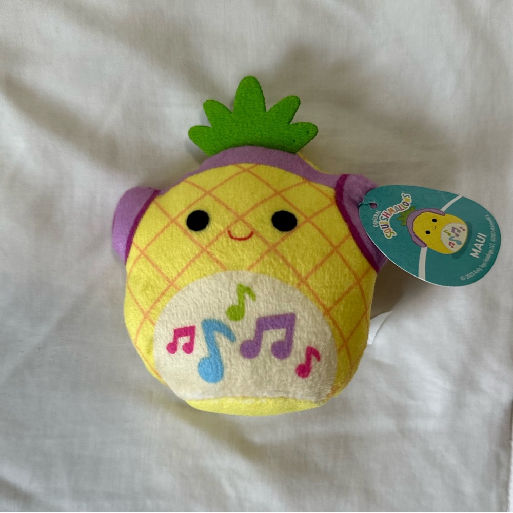Squishmallow Maui the Pineapple Squishmallow Food Squishmallow 5" NWT